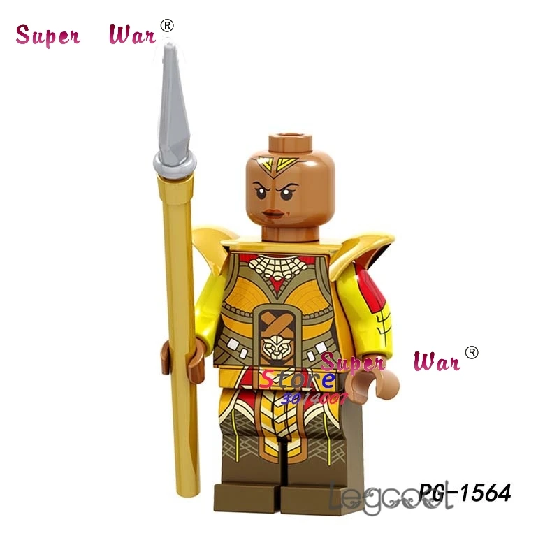 

1PCS model building blocks action figures starwars superheroes Okoye classic learning education Dolls diy toys for children gift