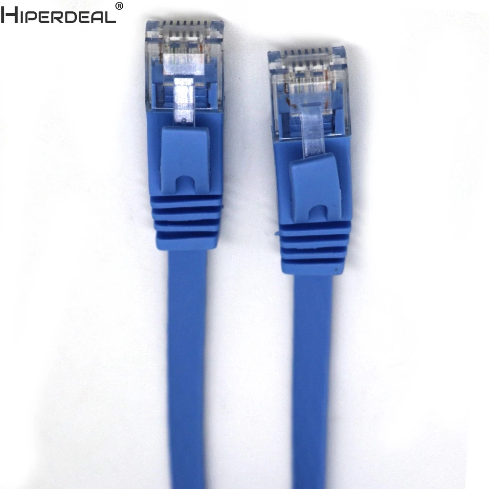 Сетевой Ethernet Кабель HIPERDEAL RJ45 CAT6 5 м LAN кабель плоский патч роутер UTP интересный Лот