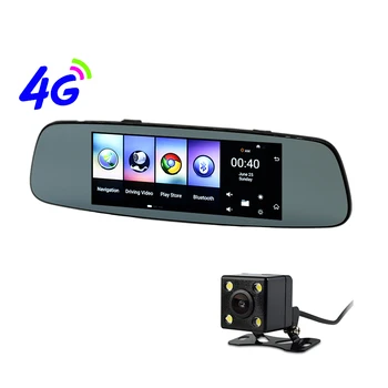 

Udricare 7 inch 4G GPS Navigation Android 5.1 WiFi Bluetooth Phone Call 1G RAM 16GB DVR Rear View Dual Camera DVR Mirror GPS