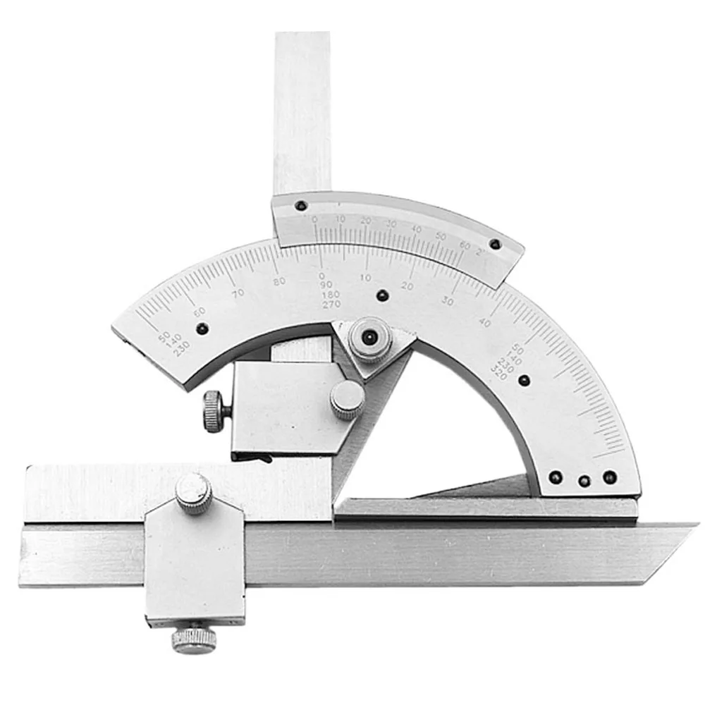 High quality! 0 320 Degrees Universal Angle Meter Bevel Protractor