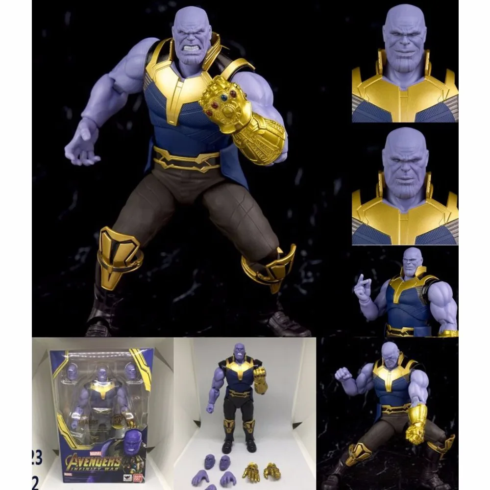 Figuarts Мстители Endgame 4 Infinity War Тор соколиный глаз, Черная Вдова танос Железный ПВХ фигурка Коллекционная модель игрушки подарок