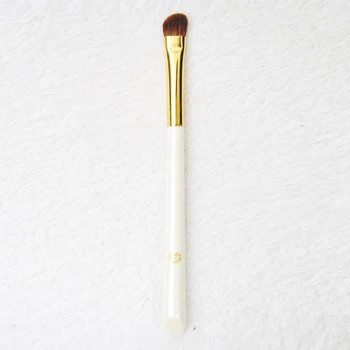 

M111 Professional Handmade Make Up Brush Angled Eye Shadow Brush Natural Horse Hair Cosmetic Tools White Handle Makeup Brushes