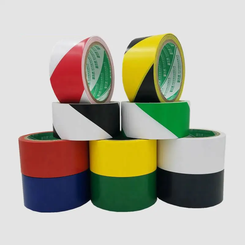 1 Roll 48mm*18m Waterproof PVC Safety Warning Tape Anti Skid Caution