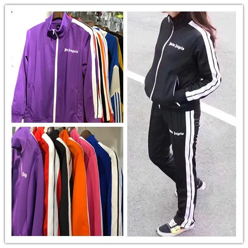 

The New Autumn Winter Palm Angels High Quality Jacket Multicolor Complete set Comfortable Jackets Sportswear Joggers Jacket