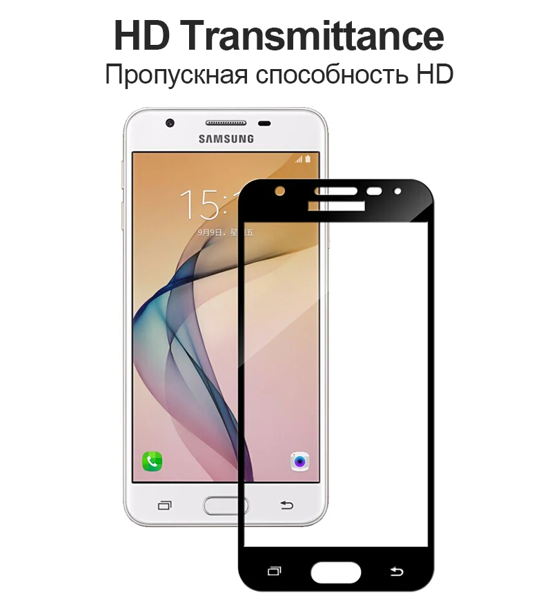 TOMKAS 5D Curved Edge Glass For Samsung Galaxy J7 J5 J3 Pro 2017 Screen Protector For Samsung J5 J7 Prime A3 A5 A7 2017 Glass