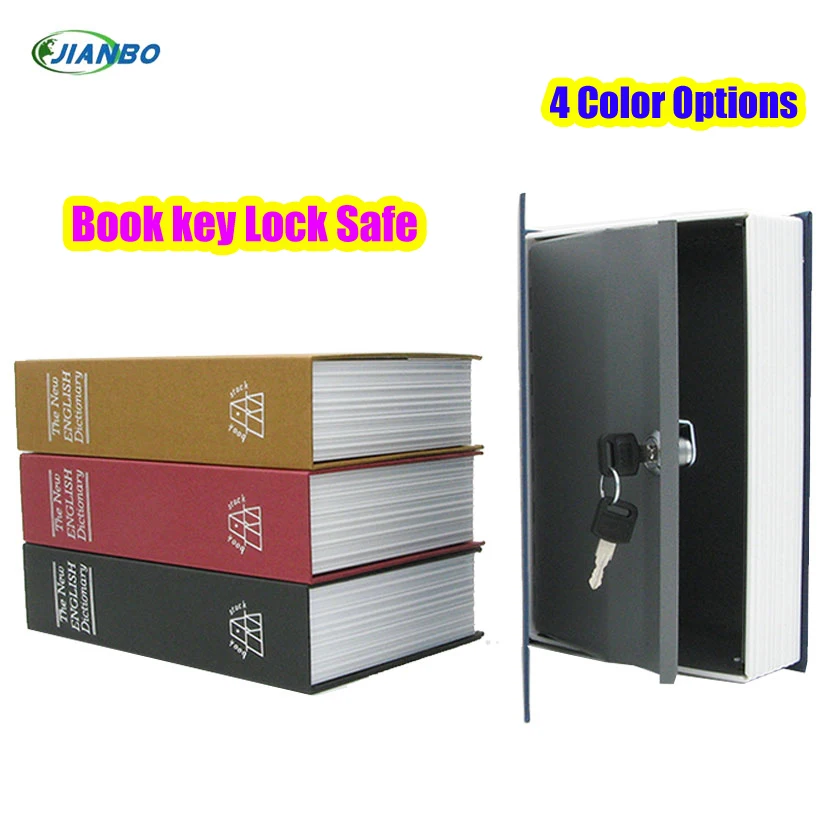 Skup Ukryte tajne pudełko dla dzieci Cassaforte Mini skarbonka blokada książki sejf Cofre gotówka przechowywanie przedmiotów klucz Stash mały sejf na pieniądze