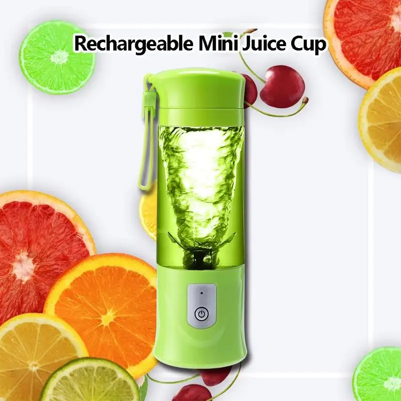 

420ml Electric Juicer Cup Potable Blender USB Rechargeable Vegetable Juice Maker Blender Handheld Juice Smoothie Maker Machine