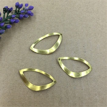 

BoYuTe 50Pcs 33*18MM Stamping Metal Brass Lip Pendant Diy Pendant Charms for Earring Jewelry Making