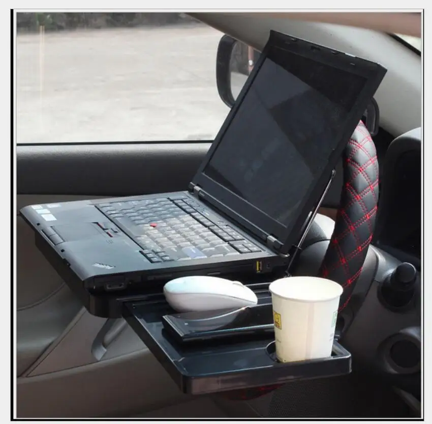  Free shipping car laptop holder multi purpose vehicle folding computer desk dining table T2036