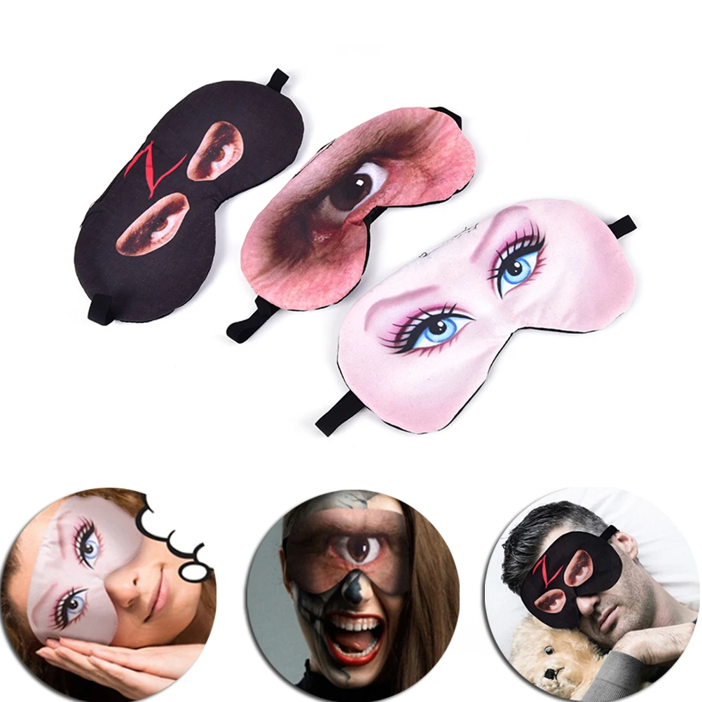 Женская и мужская 3D 20*9 см переносная повязка на глаза дорожная повязка для глаз мягкая маска для сна натуральная маска для сна маска для