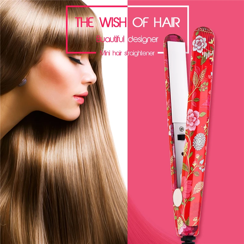 

2 in 1 Professional Electric Ceramic Hair Straightener Flat Iron Constant Temperature Hair Curler Curling Iron Hair Styling