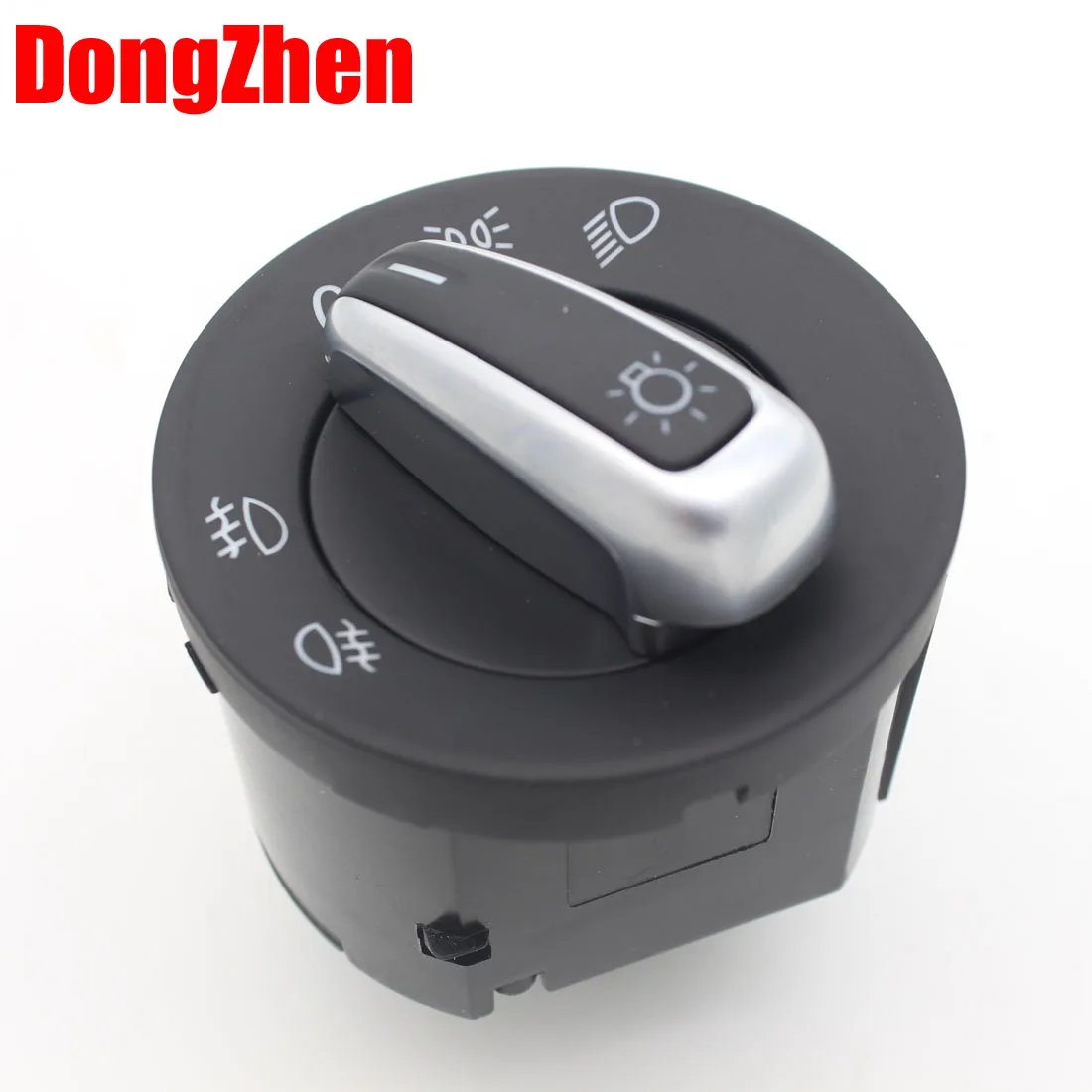 Chrome Headlight Control Switch Buttons Fit For VW Jetta Golf GTI MK5