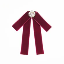 Новые женские галстуки, женские свадебные платья в студенческом стиле с бабочкой, вельветовое платье с бабочкой, рубашка, украшения на шею