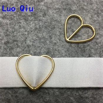 

30pcs/pack 20mm gold color sexy buckle Japanese style Peach heart Simple fashion generous accessories temperament