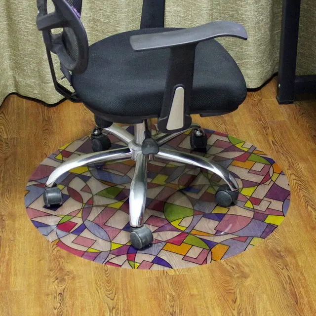 Us 31 28 32 Off Desk Mat Wood Floor Protection Computer Chair Mats Swivel Carpet Customize Pvc Non Slip In