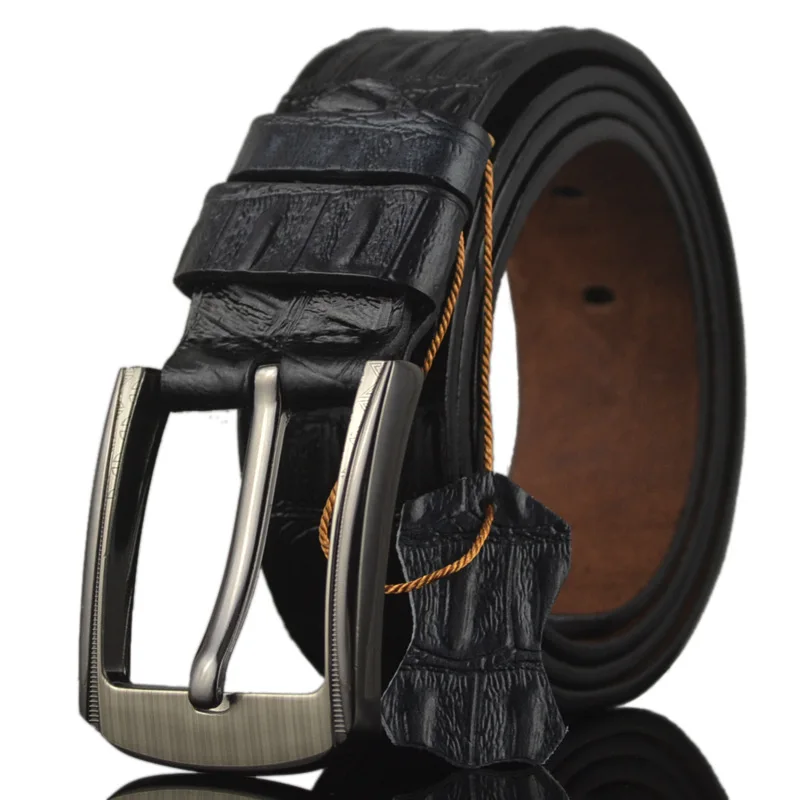 

Mens Belts Genuine Leather Belt Western Casual Pin Buckle Waist Strap Waistb