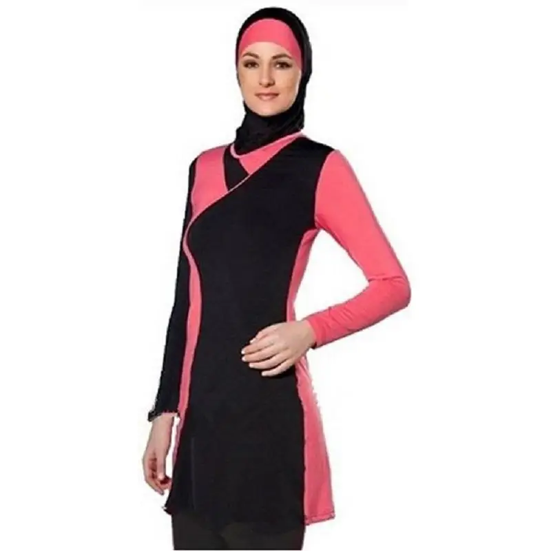 

Modest Muslim Swimwear Islamic Swimsuit Women Hijab Swimwear Full Cover Muslim Swimming Beachwear Swim Suit Clothes Set