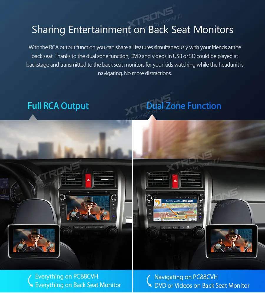 Discount 8" Android 8.1 Oreo OS Car DVD Multimedia GPS Radio for Honda CR-V 2007-2012 (3rd Generation) with Split Screen Function Support 9
