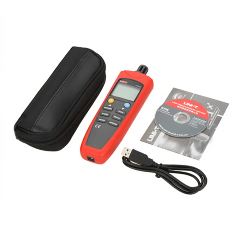 

UNI-T UT331 Digital Thermo-Hygrometer Temperature Humidity Unit Selection USB Interface Auto Record Time Setup LCD Backlight
