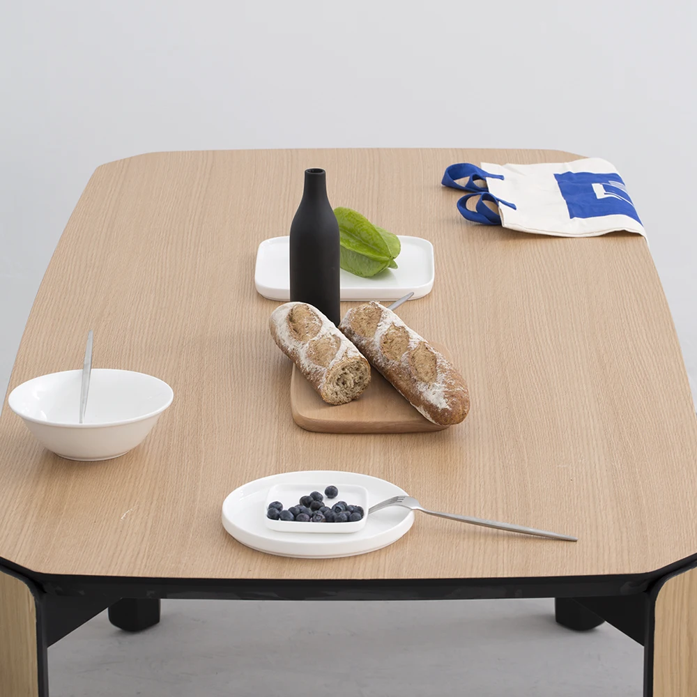 modern dining table with 1.6 meter European white oak assemble scandinavian furniture wood design by LaSelva Creative Studio modern dining table with 1.6 meter European white oak assemble scandinavian furniture wood design by LaSelva Creative Studio