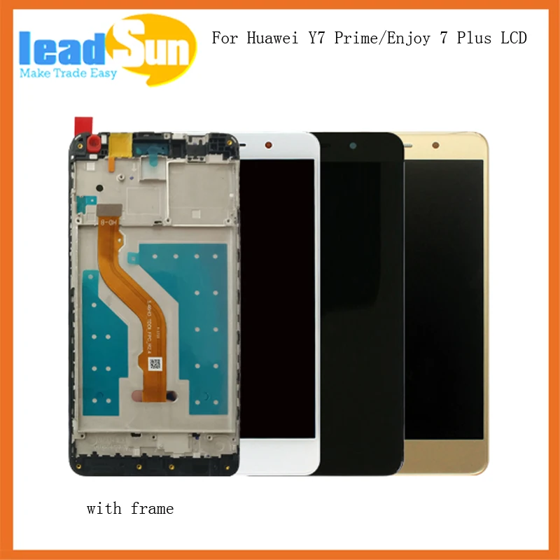 

5.5'' replacement For HUAWEI Y7 Prime 2017 Screen For HUAWEI Enjoy 7 Plus LCD display Touch Screen Digitizer with Frame TRT-LX2
