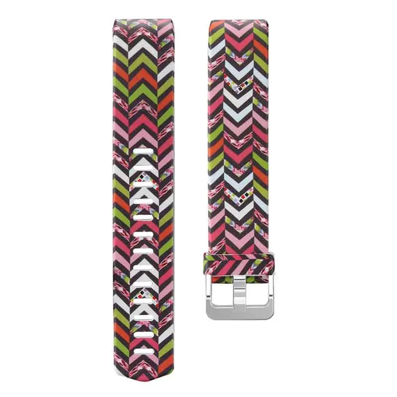 Модный мягкий браслет на запястье для Fitbit Charge 2, фитнес-браслет, умный ремешок для Fit bit, ремешок для часов, спортивный браслет, аксессуары - Цвет: P