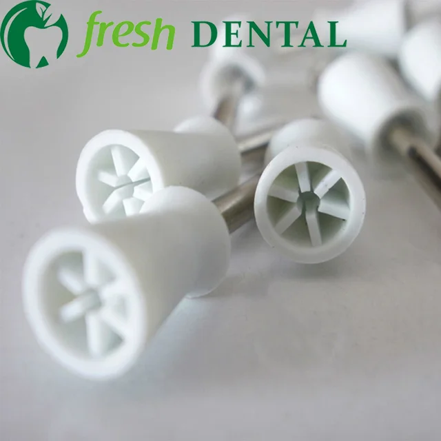 100PCS Dental Polishing Cup Prophy Rubber Cups Latch style Prophylaxis