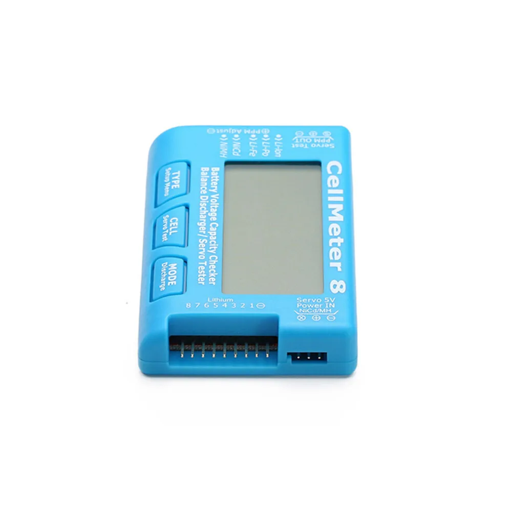 CellMeter 8 Tester Lithium Battery Voltage Electric Discharge Balance Servo Tester Backlight Discharge Function Lipo Discharger  (3)