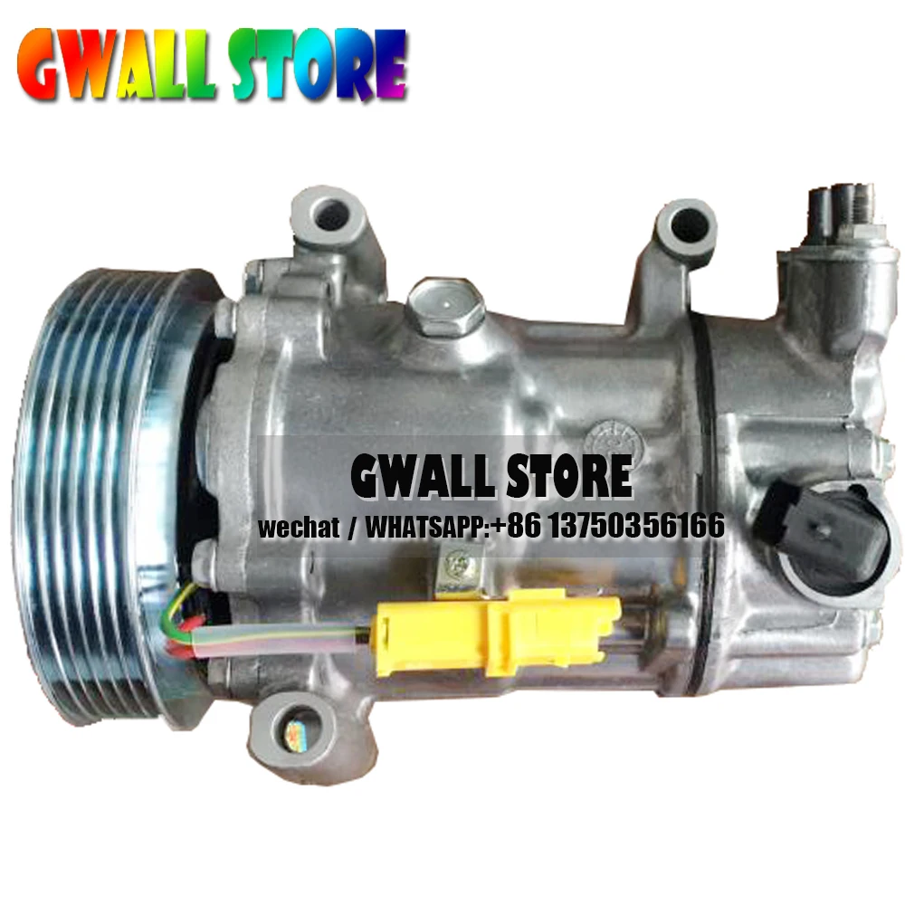 

SD6C12 6C12 AC Compressor For Peugeot 207 CC 1.6 2008 9822826880 9651910980 9659875780 9670318880 9671216280 9678656080 96786560