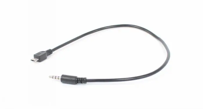 Кабель адаптер для телефона с разъемом Micro Usb на разъем 3 5 мм наушников v8|Кабели USB|