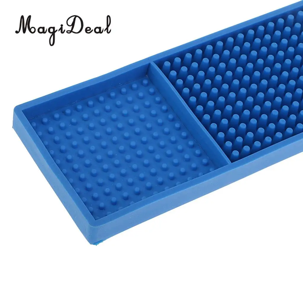 Bar Mat PVC Coaster Bar Service Mat Rubber Waterproof Kitchen Tool Blue