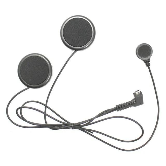 2pcs Motorcycle Intercom Accessories Soft Earphone Earpiece & MIC for FDCVB T-COMVB TCOM-SC COLO T-REX Moto Helmet BT Intercom