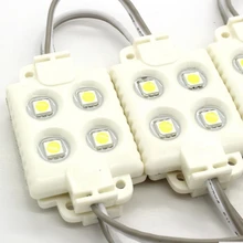 Светодиодный модуль ввода 5050 smd 4 светодиодный 12 V 0,96 W Водонепроницаемый IP66 для входа и рекламы подсветка ящик лампы