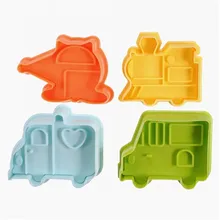 4 шт./партия пластиковые серии печенья резак набор кухонных принадлежностей одноцветные Печенье Весна Набор для вырубки