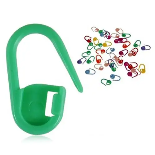 

20 Pcs Colorful Mix Mini Plastic Knitting Clips Crochet Locking Stitch Marker DIY Color Random