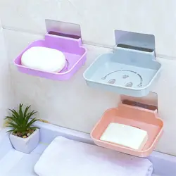 Модный современный дом Ванная комната стойка для мыла Сильный присоске тип мыло лоток-корзина организатор дропшиппинг