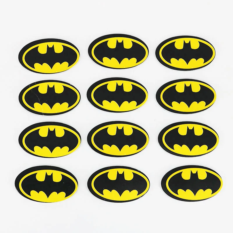 24 шт знак Бэтмена кекс обертки для пирожных для ношения с обувью, Беби Шауэр Детский Детские Декорации для вечеринки на день рождения поставки