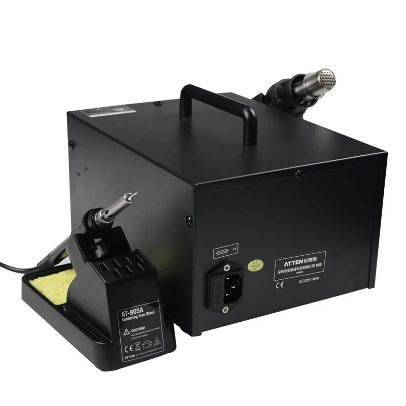 US $230.80 ATTEN AT8502D 220V Lead Free Soldering Station SMD Rework Station ATTEN 8502D Advanced Hot Air Soldering Station