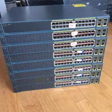 Б/у WS-C2960-24PC-S 24-портовый 100 м POE Мощность переключатель