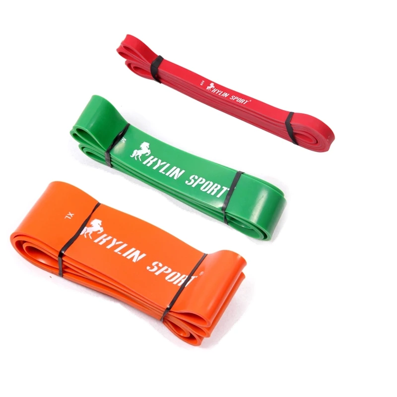  Fitness Equipment CrossFit Loop Pull Up Fitness Set of 3 Yoga Resistance Bands Rubber Expander Band