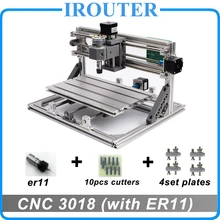CNC3018 withER11 diy mini cnc engraving machine laser engraving Pcb PVC Milling Machine wood router cnc
