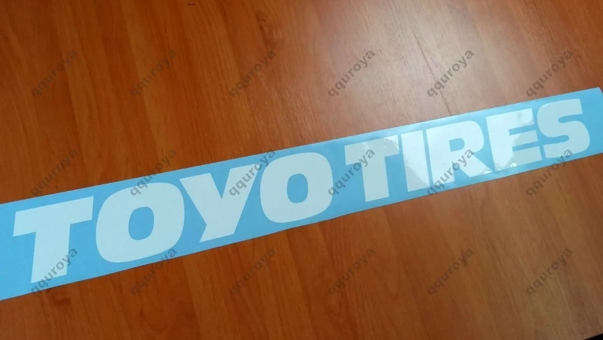 For TOYO TIRES Windshield Windscreen Sun Strip Decal Sticker d1gp Driftin Car Stickers from