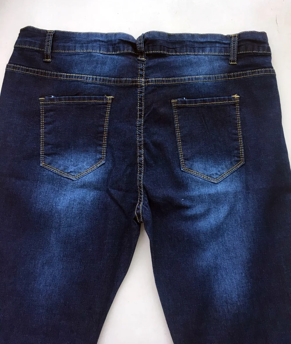 Lguc. H классические джинсы большого размера, женские Стрейчевые джинсовые штаны с эффектом пуш-ап, джинсы для мам большого размера, женские брюки размера плюс 5XL, 6XL, 7XL