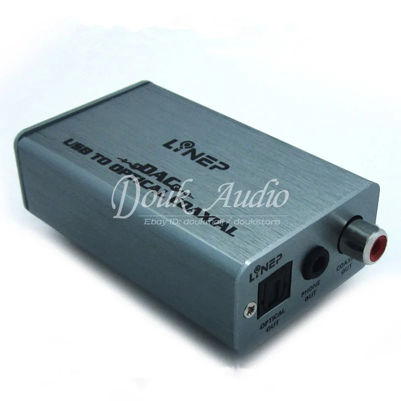 DAC ASIO Sound Card Digital Decoding USB to Optical/Coaxial Output Headphone ampin Amplifier