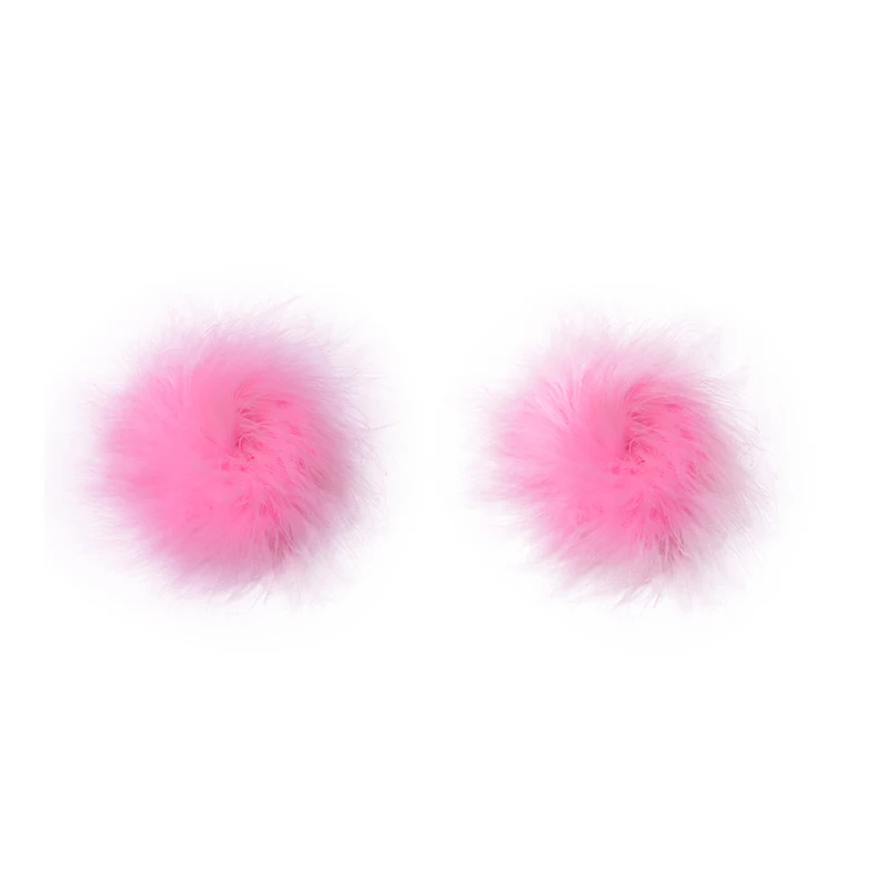Сексуальное женское Силиконовое белье с блестками и кисточками, бюстгальтер для груди, наклейки на соски, Женский однотонный натуральный цвет, новое покрытие - Цвет: Pink
