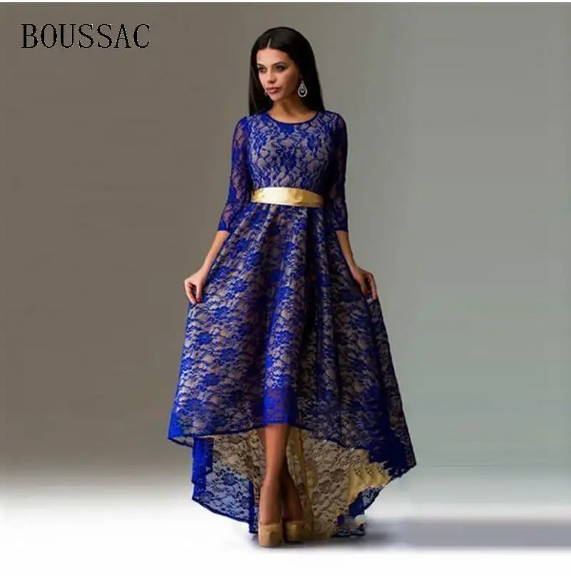 

2018 new design women's fashion spring holiday long beach lace dresses girls casual dinner sexy slim black lady dress size 3XL
