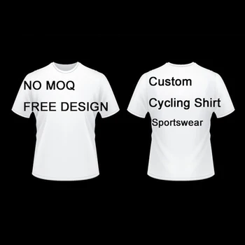 

Factory Direct Short Sleeve Sportswear T-Shirt No MOQ Custom Sublimation Quick Dry Breathable Running Cycling T Shirt