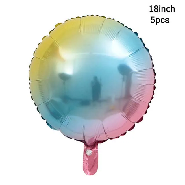 8-Season Gradually discolored 1st Birthday Balloon  Rainbow Unicorn Baby Shower Globos Unicorn Wedding Birthday Party Decoration