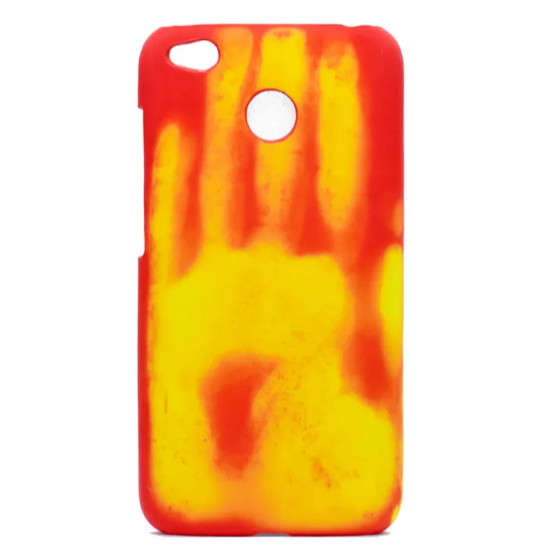 

Thermal Sensor Fluorescent Color Changing PC Phone Case Back Cover For Redmi 4X Protective Phone Shell Wholesale