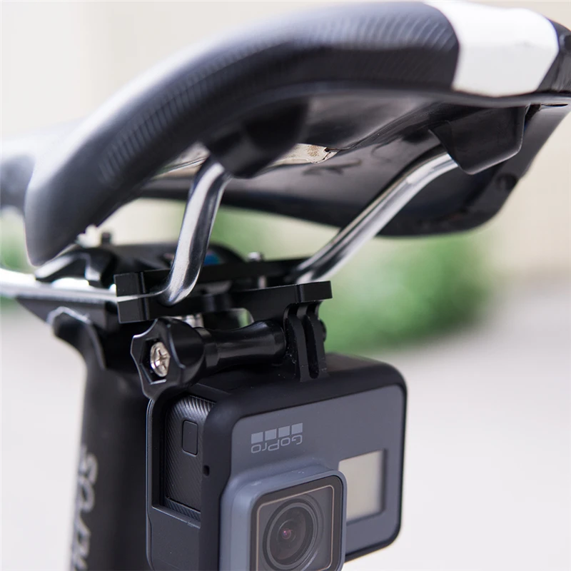 Велосипедное седло Gopro держатель MTB горная дорога велосипедная Спортивная камера стабилизатор кронштейн адаптер для сиденья yi virb hero клип